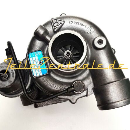BorgWarner Turbocompressore LANCIA Prisma 1,9 Turbo Diesel (831 AB) 80 KM 85-89 53169886002 53169706002
