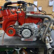 Motor getunt Fiat 500 F R L N D Fiat 126 126p 650ccm Abarth Ölwanne Lavazza Auspuff Stufe 2