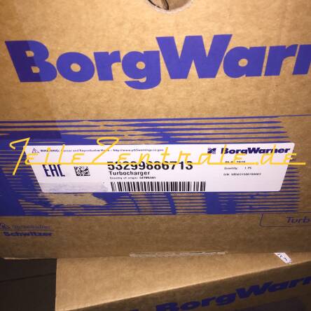 NOUVEAU BorgWarner KKK Turbocompresseur  Liebherr 17.2L 53299886713 53299706713