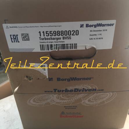 NEW BorgWarner KKK Turbocharger JCB 3CX 4CX 320/06377 444/448 11559880020 11559700020 20/06377 (Deposit!)