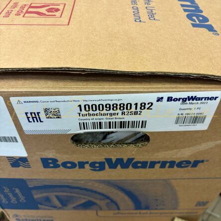 NOUVEAU BorgWarner Turbocompresseur Iveco 10009700182 10009880182
