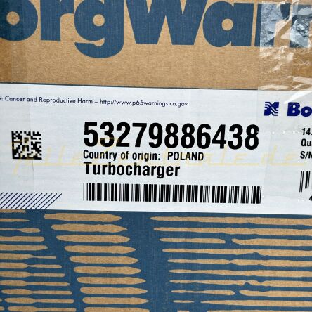 NEW BorgWarner Turbocharger  MAN 53279706437 53279706438