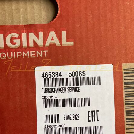 NUOVO GARRETT Тurbocompressore JOHN DEERE RE26289 466334-0004