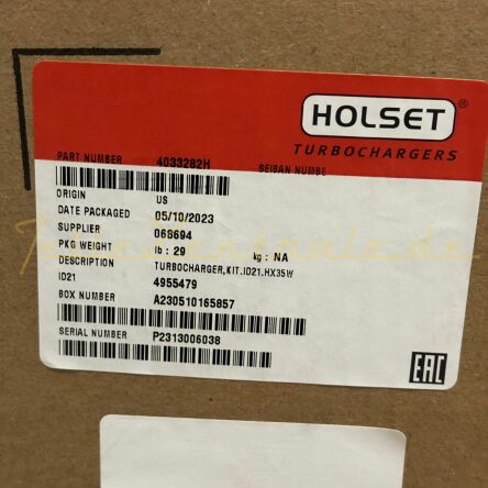 NEW HOLSET Turbocharger Cummins 4039330 4039630