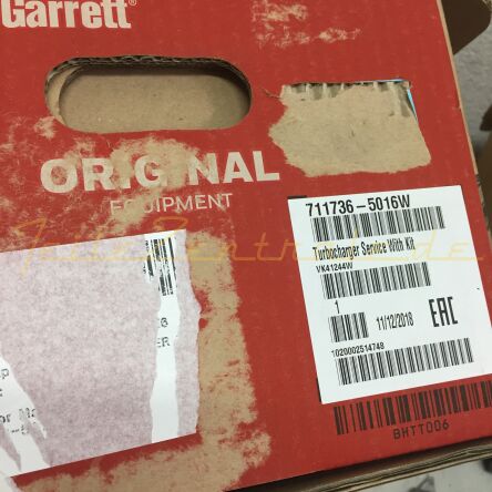 NOUVEAU GARRETT Turbocompresseur PERKINS JCB CAT MANITOU MF 711736-0016 711736-5016S