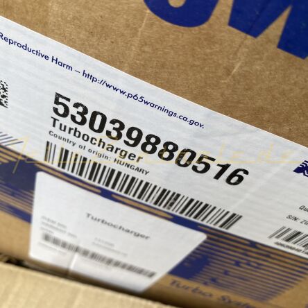 NOUVEAU BorgWarner Turbocompresseur   Iveco 5801520045 5801820600
