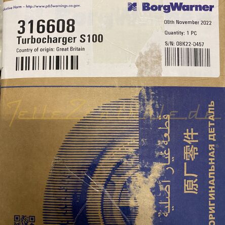 NEUER SCHWITZER Turbolader VALMET VALTRA 316579 836747517