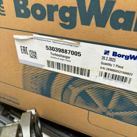 NUOVO Garrett Turbocompressore OCTAVIA PASSAT TOURAN 2.0 TDI 53039887005 724930-5012S