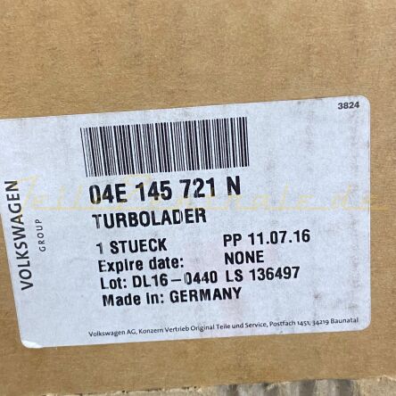NEUER IHI Turbolader VW 9V207 04E145874B 04E145721