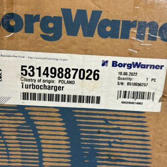 NUOVO BorgWarner Turbocompressore  Mercedes-Benz G-Klass 300 TD 53149707026 53149887026