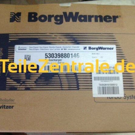 NEUER BorgWarner Turbolader Mercedes-Benz Vito 110 D (W638) 53039700020 53039880020