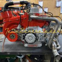 Motor getunt Fiat 500 F R L N D Fiat 126 126p 650ccm Abarth Ölwanne D'angelo Auspuff Stufe 2