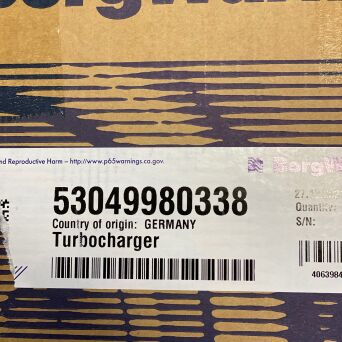 NUOVO BorgWarner Turbocompressore  Porsche 911 Turbo (997) 3.6L 53049880060 53049700060 (deposito!)