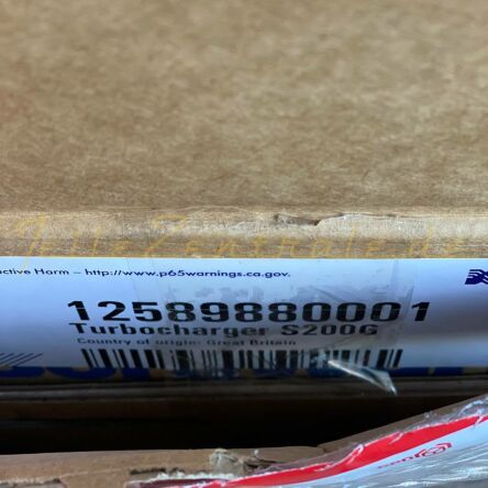 NUOVO BorgWarner Turbocompressore  Valtra N122-N142 Versu/Direct (2009-11) 12589880001 12589700001