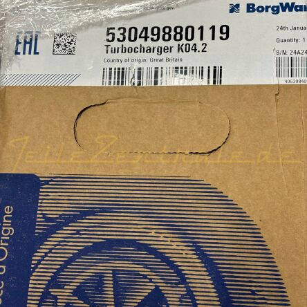 NEUER BorgWarner Turbolader DEUTZ 53041014978