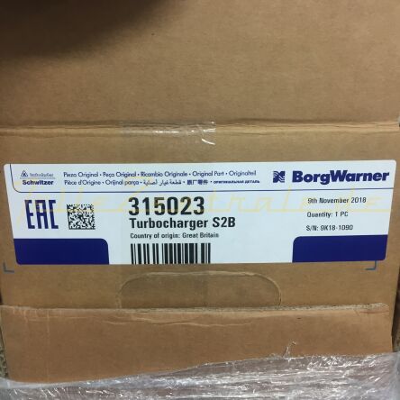 NEW BorgWarner Turbocharger MASSEY 6.6 836340799  V836340799