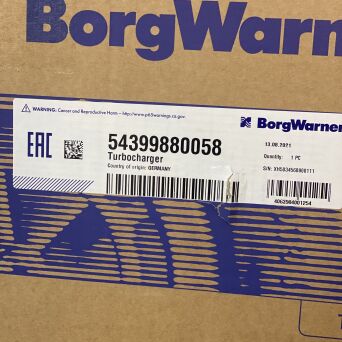 NUOVO BorgWarner Turbocompressore VW 54399700058 54399710058