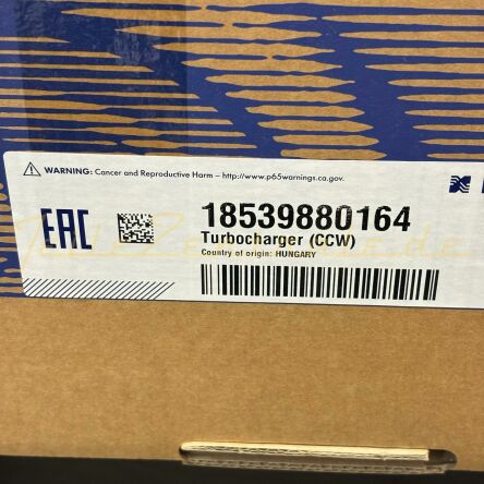 NOUVEAU Borgwarner Turbocompresseur Audi 18539700025 18539700025